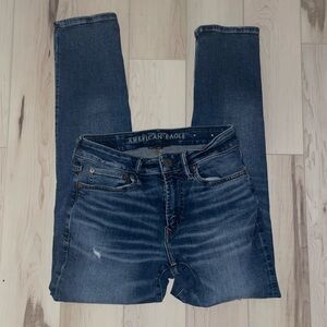 American Eagle Next Level AirFlex Slim Distressed Denim Jeans